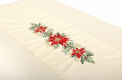 Доріжка на стіл Омела 356-21/00 40x140 см бежевий