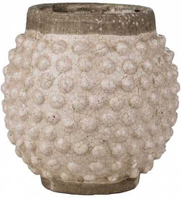 Вазон керамический Lene Bjerre круглый бежевый (A00007617) 