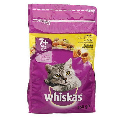 Корм Whiskas з куркою 7 + 350 г