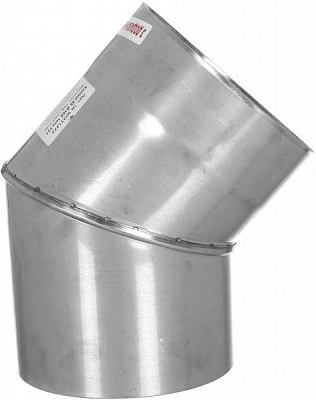 Колено моно 1 мм нерж Ф180 мм 45°LIRA-LTD 