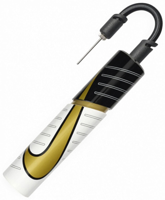 Насос для мяча Nike ESSENTIAL BALL PUMP INTL N.000.1484.180 р. one size белый с черным