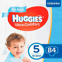 Підгузки Huggies Ultra Comfort 5 12-22 кг 84 шт. для хлопчика