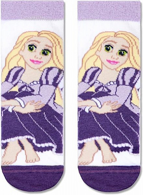 Шкарпетки Conte-Kids дитячі, CK DISNEY (принцеси) 386 17С-138СПМ р.20 білий фіолетовий