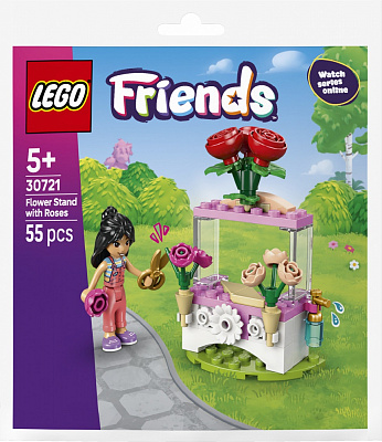 Конструктор LEGO Friends Цветочный киоск с розами 30721