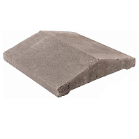 Крышка на столб Кая 400x400x60 мм черный Моноліт-Брук 