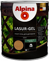 Лазурь Alpina Lasur-Gel тик шелковистый мат 2,5 л