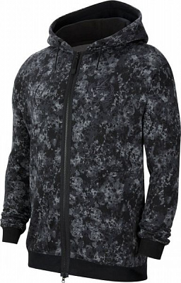 Джемпер Nike LEBRON M NK HOODIE FZ AOP CK6761-010 р. L черный
