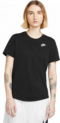 Футболка Nike W NSW CLUB SS TEE DX7902-010 р.XS черный