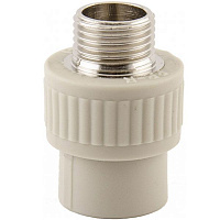 Муфта комбінована зовнішня Evro-Termo ППР 25х1/2