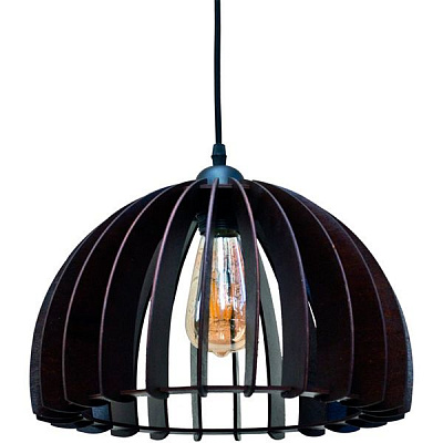 Підвіс Геотон НСБ 02-60-171 Капрі купол 1x60 Вт E27 венге 47534