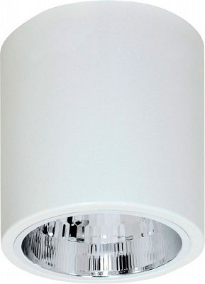 Светильник точечный Luminex Downlight round 60 Вт E27 белый 7240 
