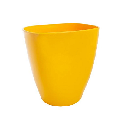 Горщик для орхідей №14 квадратний 2 л жовтий