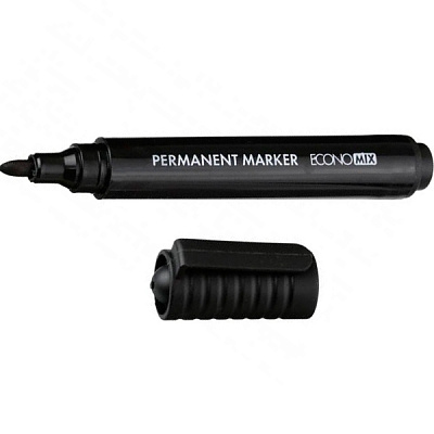 Маркер перманентний Economix E12153 чорний