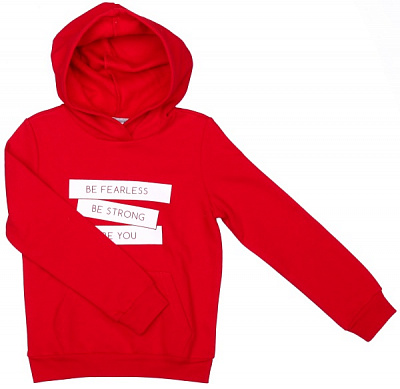 Худи унисекс Роза р.164 темно-красный 2007091 