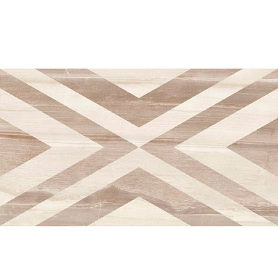Декор Golden Tile Savoy rhombus 401421 300х600 мм бежевый