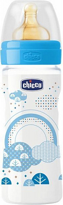 Пляшка Chicco Well-Being пластикова 250 мл для хлопчиків