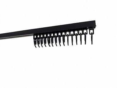 Карниз Karniz plus SE-1 одинарный 300 см черный 1 шт.