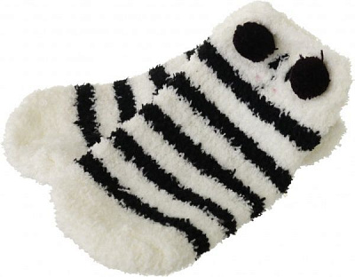 Носки детские JIANGSU Fairy панда MWSE022/panda р.29-31 черный с белым 