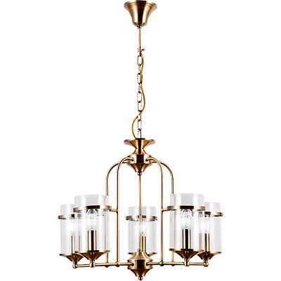 Люстра підвісна Strotskis Consul 5x40 Вт E14 антична бронза 60040/5