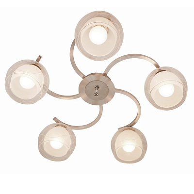 Світильник стельовий Victoria Lighting 5x60 Вт E27 алюміній Kelly/PL5