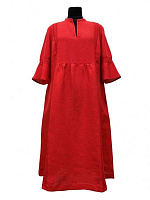 Платье Галерея льна Мишель р. 50-52 красный 0056/50-52/1284 