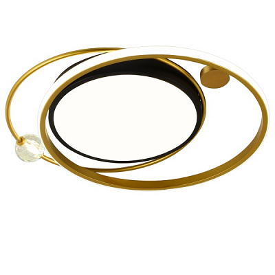 Светильник светодиодный Victoria Lighting с пультом д/у 106 Вт черный/золото Alisha/PL500 