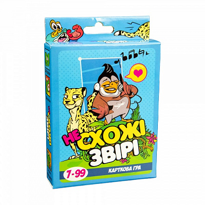 Гра карткова Strateg Несхожі звірі 30223