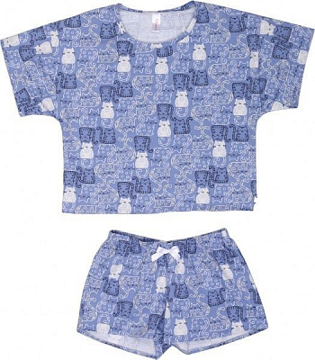 Пижама женская Roksana Kaleidoskope 860/1641 р. XL синий 
