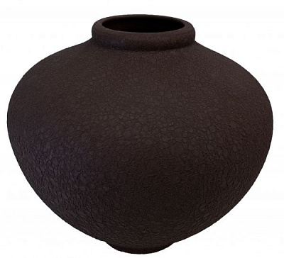 Ваза Юла шелк шоколад 21 см