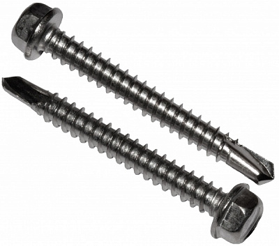 Саморез со сверлом по металлу вес 5,5x45 мм нержавеющая сталь