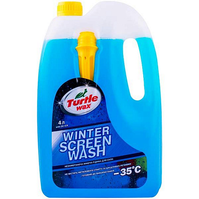 Омивач скла TURTLE WAX Рідке полум'я зима -35°С 4л