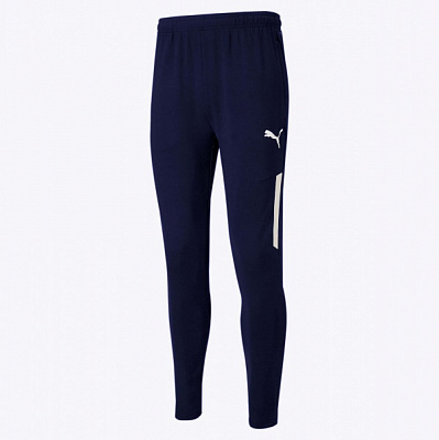 Брюки Puma TEAMLIGA TRAINING PANTS PRO PEACOAT-PUMA 65733206 р. XL синий
