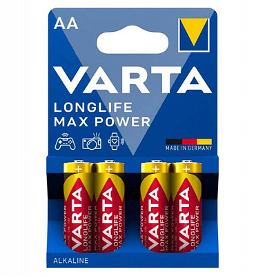 Батарейка Varta Longlife Max Power AA (R6, 316) 4 шт. (04706101404) 