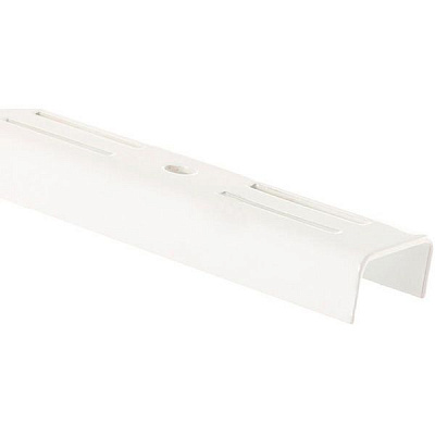 Стойка с двойной перфорацией Рита С100 25x1000х12 мм белая