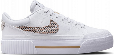 Кроссовки Nike WMNS COURT LEGACY LIFT FD0558-100 р.38,5 белый