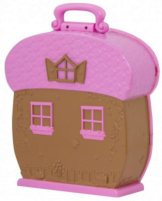 Игровой набор Li'l Woodzeez Кейс для фигурок розовый 63601Z 