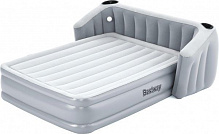 Кровать надувная Bestway Queen со встроенным электронасосом 233х196 см бежевый