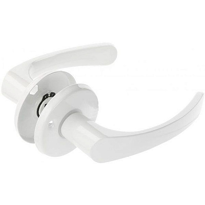 Ручка на розетке РЛ122 белая