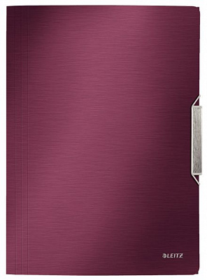 Папка-бокс на резинке Style 150 л. гранатовый красный 39770028 Leitz