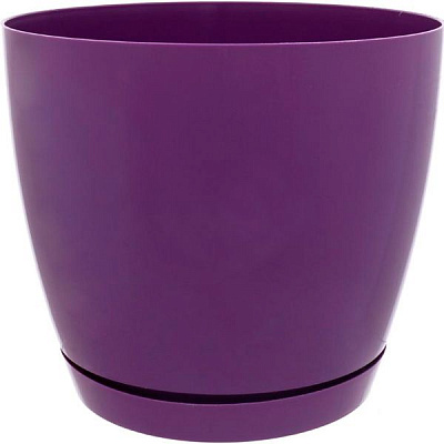 Горшок цветочный Декор-Престиж Тоскана-Круглая 19 4.4 л фиолетовый