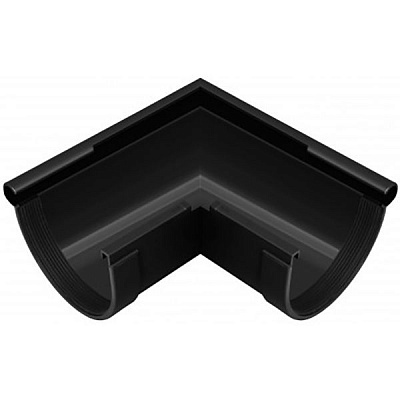 Кут RAINWAY Rainway зовнішній 90° графітова 130 мм графіт