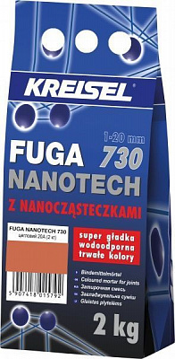 Фуга Крайзель Nanotech 730 20А 2 кг кирпичный 