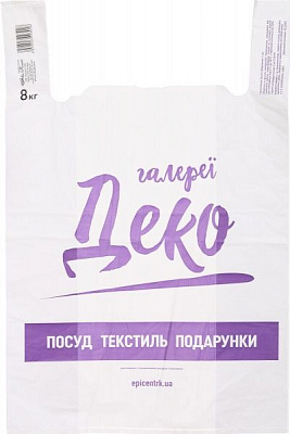 Пакет-майка «Деко» 8 кг Крахмал 400x600 мм