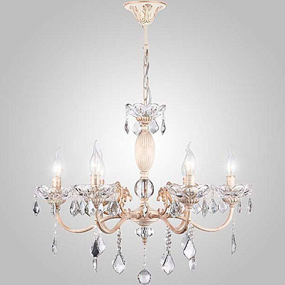 Люстра підвісна Strotskis Chelina 6x40 Вт E14 біло-золотистий 10005/6