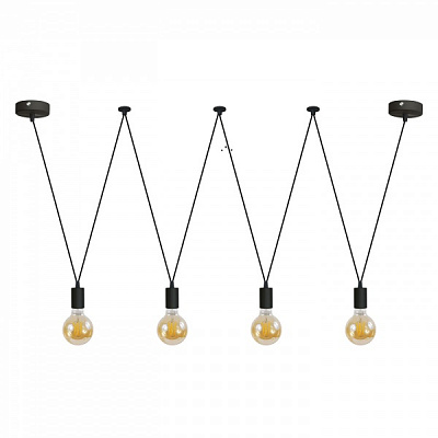 Підвіс Светкомплект EC 104 4x40 Вт E27 чорний