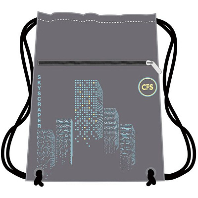 Сумка для обуви на 2 отделения Skyscriper CF85726 Cool For School