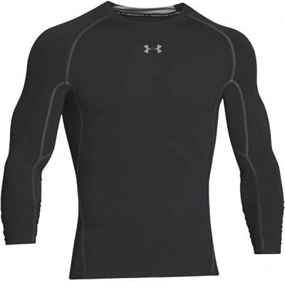 Футболка Under Armour UA HG ARMOUR LS 1257471-001 M чорний