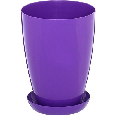 Горщик квітковий Омела 12 см фіолетовий