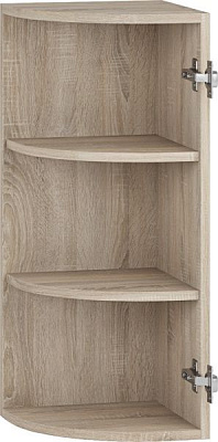Шкаф верхний Грейд угловой радиусный (стандарт) 300x720x300 мм дуб сонома 