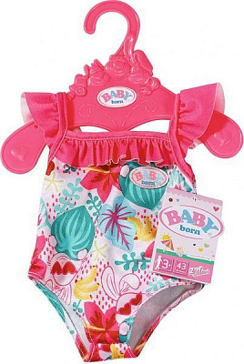 Одежда для куклы Zapf Baby Born_Праздничный купальник S2 (c зайчиком) 828281-2